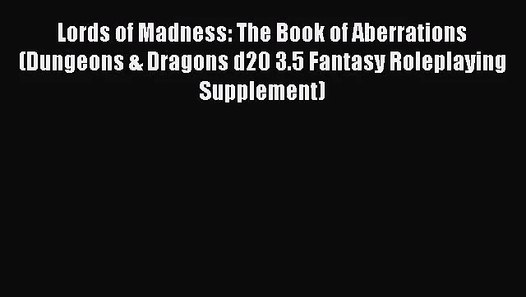 lords of madness pdf free download