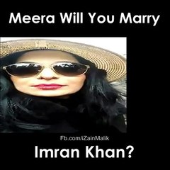 See How Imran Khan Reacted on Meera