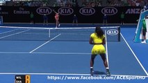 Maria Sharapova vs Serena Williams 2016-01-26 quarter final tennis highlights HD720p50 by ACE
