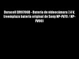 Duracell DR9706B - Bater?a de videoc?mara 7.4 V (reemplaza bater?a original de Sony NP-FV70