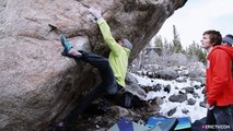 Check Out Daniel Woods Repeating This Brutally Technical Arête | Forward and Forever Onwar