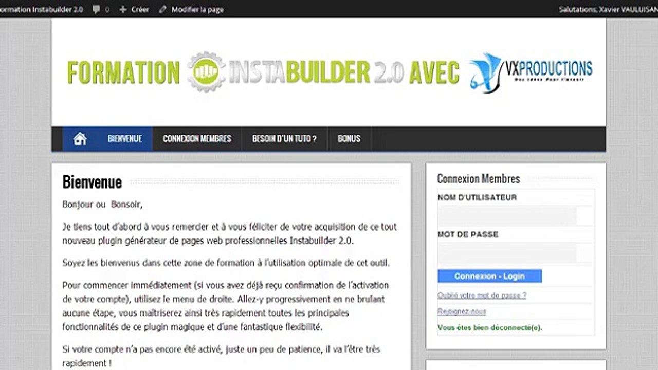 Mes bonus pour Instabuilder 2.0
