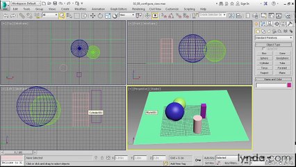 03 03 Configuring viewports - 3ds Max 2016 part9