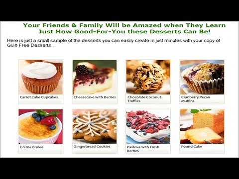 Guilt free desserts review, Diabetic Safe Desserts