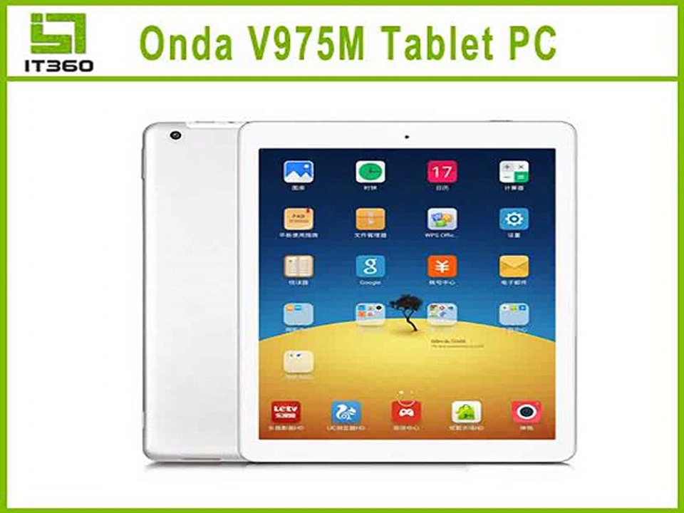 ONDA V975M 9.7 inch Ultra Slim Tablet PC Android 4.3 Quad Core Amlogic A9 Retina 2GB RAM 32GB ROM Bluetooth Wifi Dual Camera-in Tablet PCs from Computer