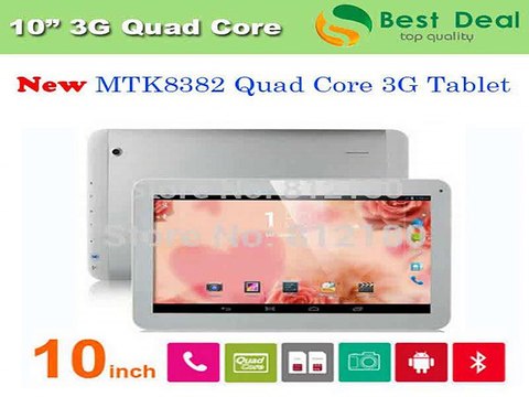 dhl free shipping 10 inch quad core tablet pc built in 3g bluetooth android 4.2 sim card slot phone call tablet 10 inch 1G/8GB-in Tablet PCs from Computer
