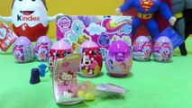 Hello Kitty, Minnie Mouse & Disney Princess Surprise Egg Unboxing