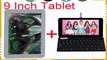 Hot!9 inch Tablet PC 3G Phablet SIM MTK8382 Android4.4 1G+8G Quad Core Flash Light GPS Phone Call WIFI Tablets+wireless keyboard-in Tablet PCs from Computer