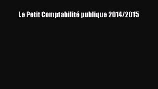 [PDF Télécharger] Le Petit Comptabilité publique 2014/2015 [PDF] Complet Ebook