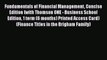 Fundamentals of Financial Management Concise Edition (with Thomson ONE - Business School Edition