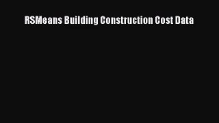 (PDF Download) RSMeans Building Construction Cost Data Download