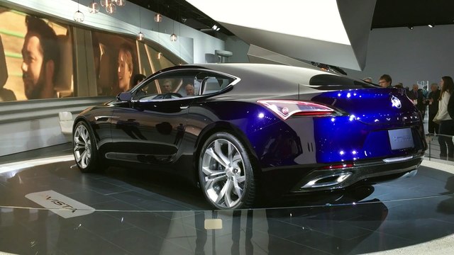 The Buick Avista concept car at the 2016 Detroit NAIAS auto show