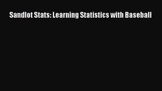 (PDF Download) Sandlot Stats: Learning Statistics with Baseball Download