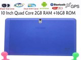 Blue Edition Original  10 Inch 3G Phone Call Android Quad Core Tablet pc Android 4.4 2GB RAM 16GB ROM WiFi FM Bluetooth 2G 16G -in Tablet PCs from Computer