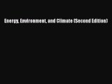(PDF Download) Energy Environment and Climate (Second Edition) PDF