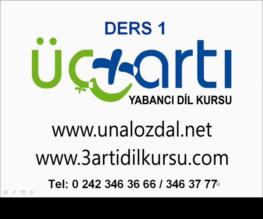 German lessons. Almanca Dersleri. Lektion eins: Das deutsche Alphabet - The German alphabet