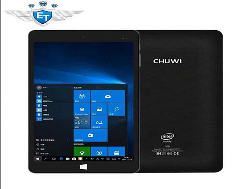 Original Chuwi Vi8 Plus Window10 Tablet PC X5 Cerry Trail Z8300 Quad Core 1.84GHz 2GB 32GB 8.0 1280x800 2.0MP Camera-in Tablet PCs from Computer