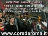 Derby 26-02-2006 Lazio-Roma festa curva sud