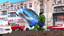 Hulk Vs Red Hulk Cartoons | Hulk Vs Godzilla And Ironman Cartoon Finger Family Nursery Rhymes
