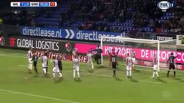 Hedwiges Maduro Goal - Willem II 1 - 1 Groningen - 26-01-2016