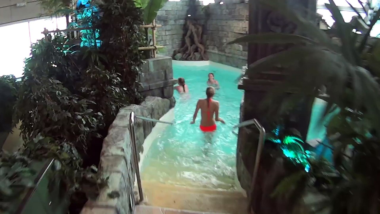 Deep Jungle Water Slide at Lost City