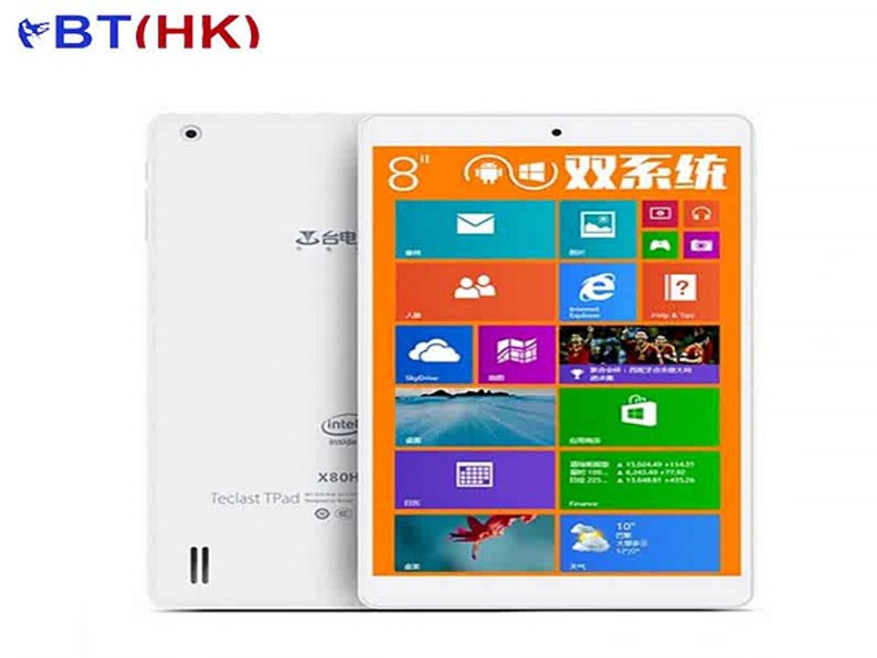 Original Teclast X80HD 8 inch Dual Boot Intel Bay Trail T Quad Core Tablet Windows 10 and Android 4.4 PC 2GB RAM-in Tablet PCs from Computer