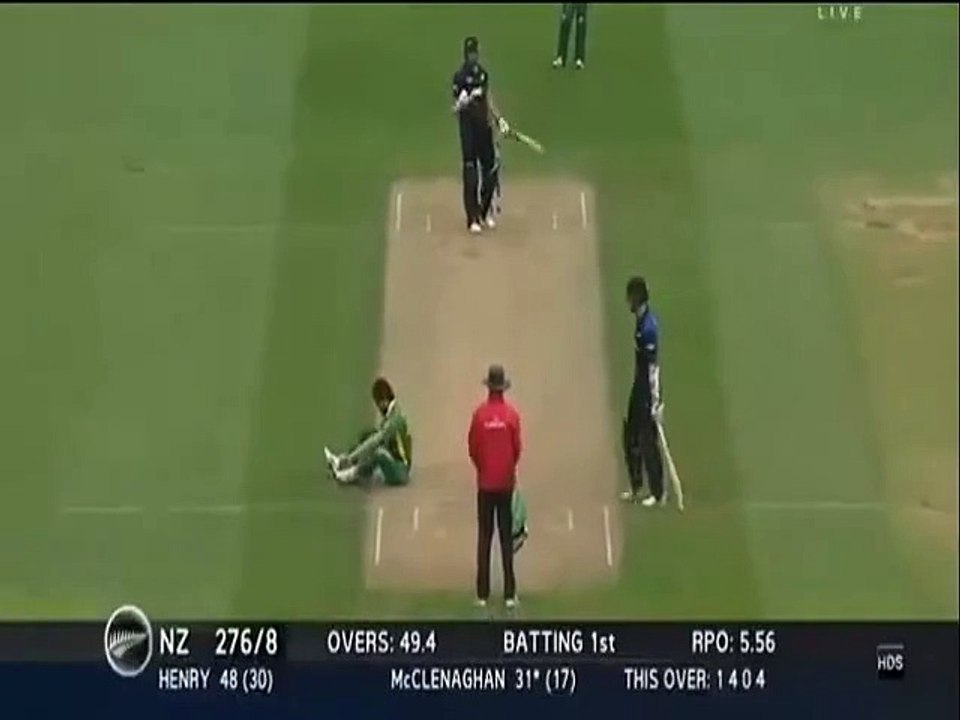 Anwar ali slipped badly during