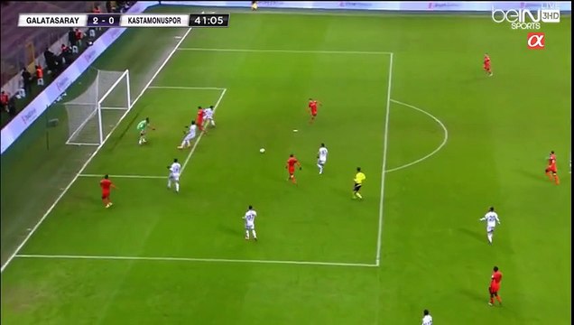 Sinan Gumus Goal -Galatasaray SK 2-0 Kastamonuspor 26.01.2016