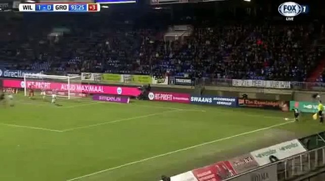 Hedwiges Maduro Goal - Willem II 1 - 1 Groningen - 26-01-2016