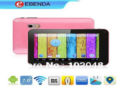 Low prices 7 Dual Core android pc tablets android 4.2 allwinner a20 cpu Dual camera with Wifi HDMI USB port-in Tablet PCs from Computer