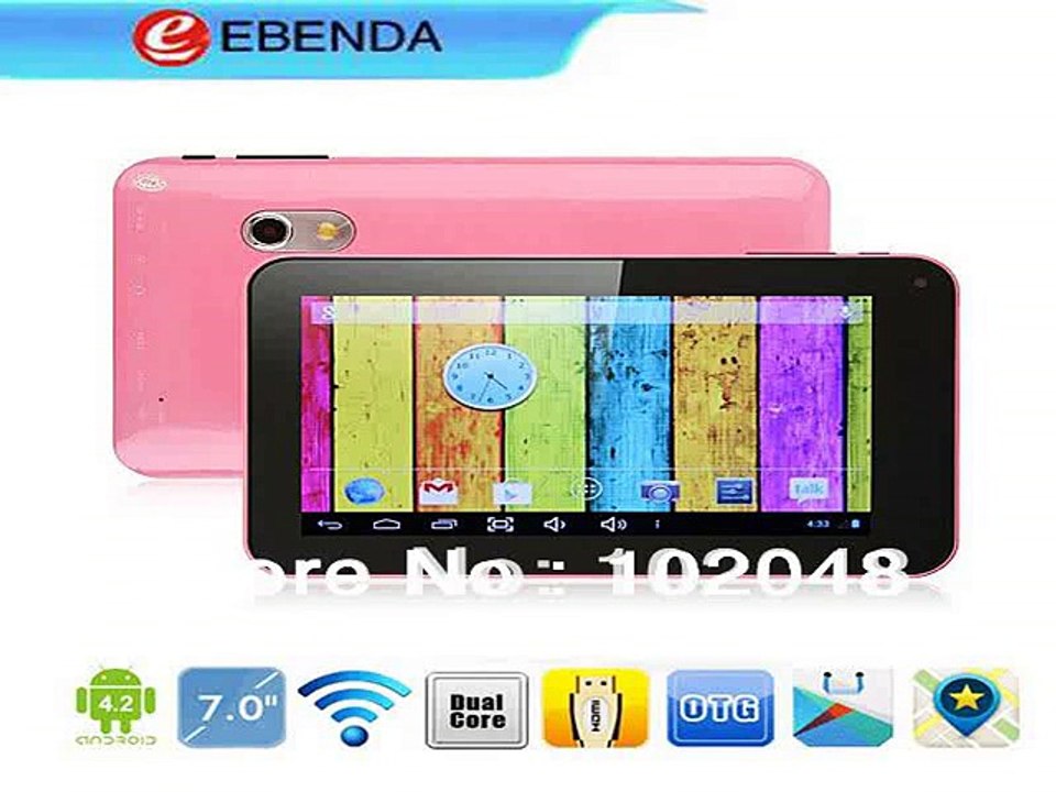 Low prices 7 Dual Core android pc tablets android 4.2  allwinner a20 cpu Dual camera with Wifi HDMI USB port-in Tablet PCs from Computer