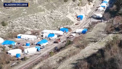 ظروف صعبة لنازحين سوريين في معبر اليمضية