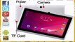 2016 New Cheap 7 inch Q88 A33 quad core Tablet PC Capacitive Screen Android 4.4 tablet 512M 4G Dual camera Allwinner A33 tablet-in Tablet PCs from Computer