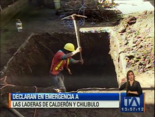 Emergencia en laderas de San Francisco y Chilibulo por huecos
