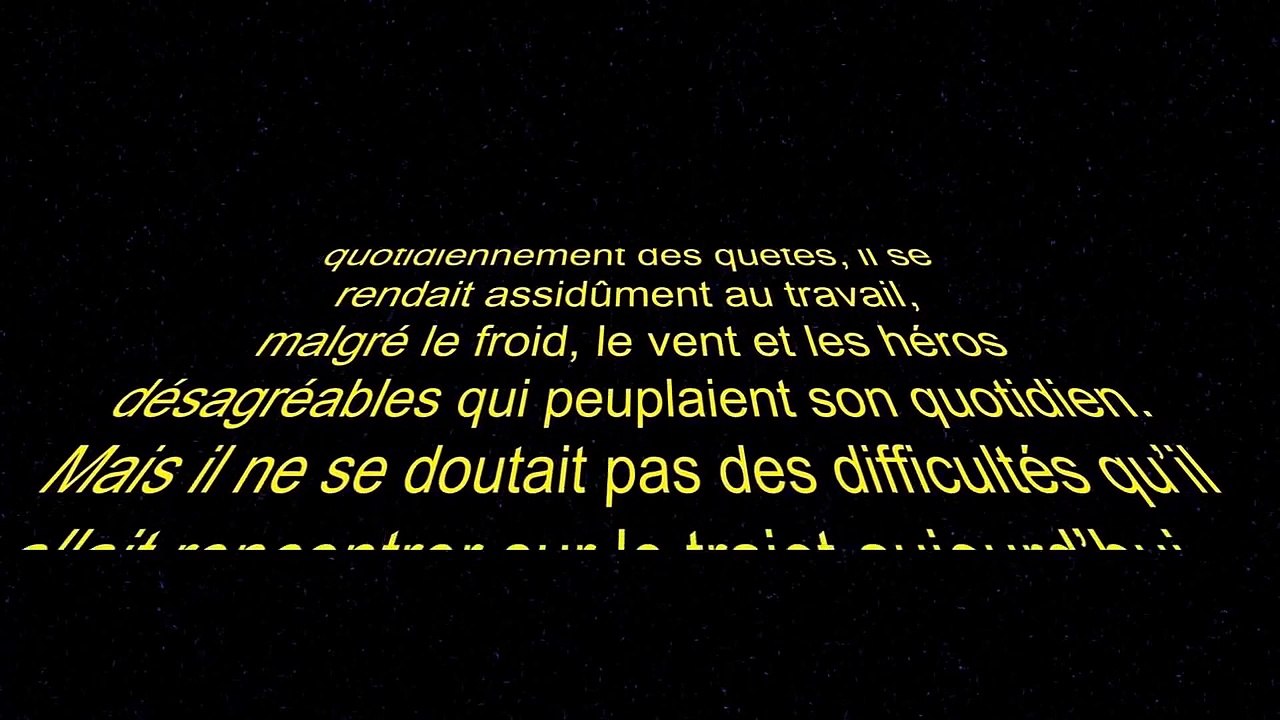 Il était ... un PNJ - commencement