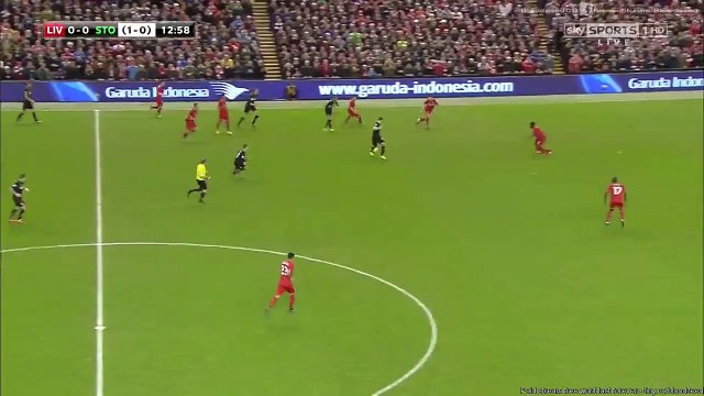 Jonathan Walters Big chance - Liverpool v. Stoke City (Capital One Cup) 26.01.2016 HD