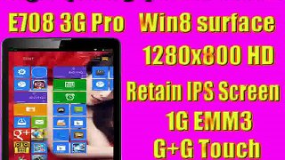 G+G 7  IPS 1280x800 colorido Colorfly E708 3G Pro phone call tablet pc MTK8382 Quad Core 1 GB + 8 GB Dual Camera Multi Language-in Tablet PCs from Computer