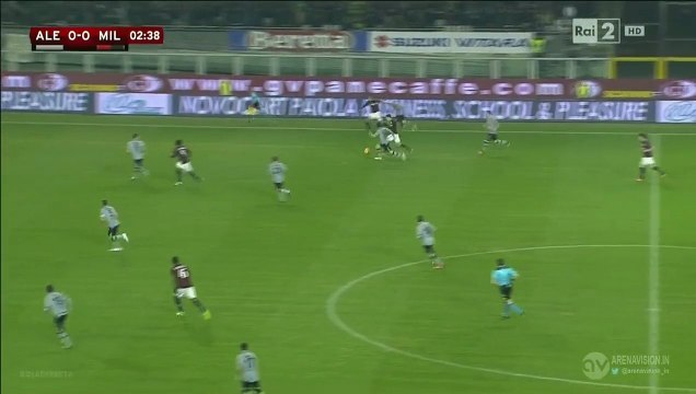 Mario Balotelli Super Chance - Alessandria v. AC Milan 26.01.2016 HD
