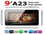New 9 inch Android 4.2 Allwinner A23 1.5GHz dual core 512MB 8GB Capacitive ScreenTwo Camera Tablet PC gift screen protector-in Tablet PCs from Computer
