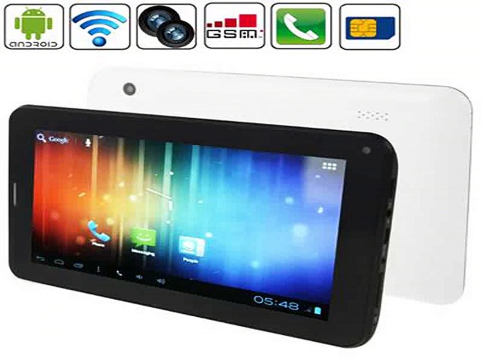 Amaway A711  2G Phone Call 7.0 inch Capacitive Touch Screen Android 4.0 Tablet PC,512MB RAM+8GB ROM, CPU: Allwinner A13, 1.2GHz-in Tablet PCs from Computer