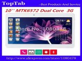 10 inch tablet pc MTK6572 Dual Core 1.2Ghz Android 4.2 WCDMA 3G Phone Call GPS bluetooth Wifi Dual Camera with 2 SIM Card Slot-in Tablet PCs from Computer