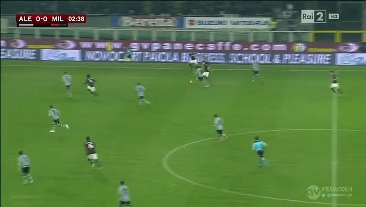 Mario Balotelli Super Chance - Alessandria v. AC Milan 26.01.2016 HD