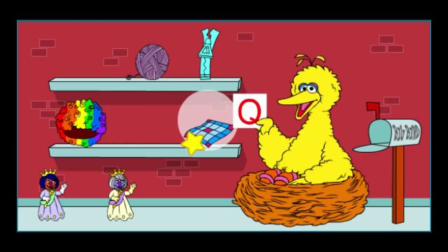 Sesame Street Letters To Big Bird Cartoon Animation PBS Kids Game Play Walkthrough