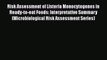 [PDF Download] Risk Assessment of Listeria Monocytogenes in Ready-to-eat Foods: Interpretative