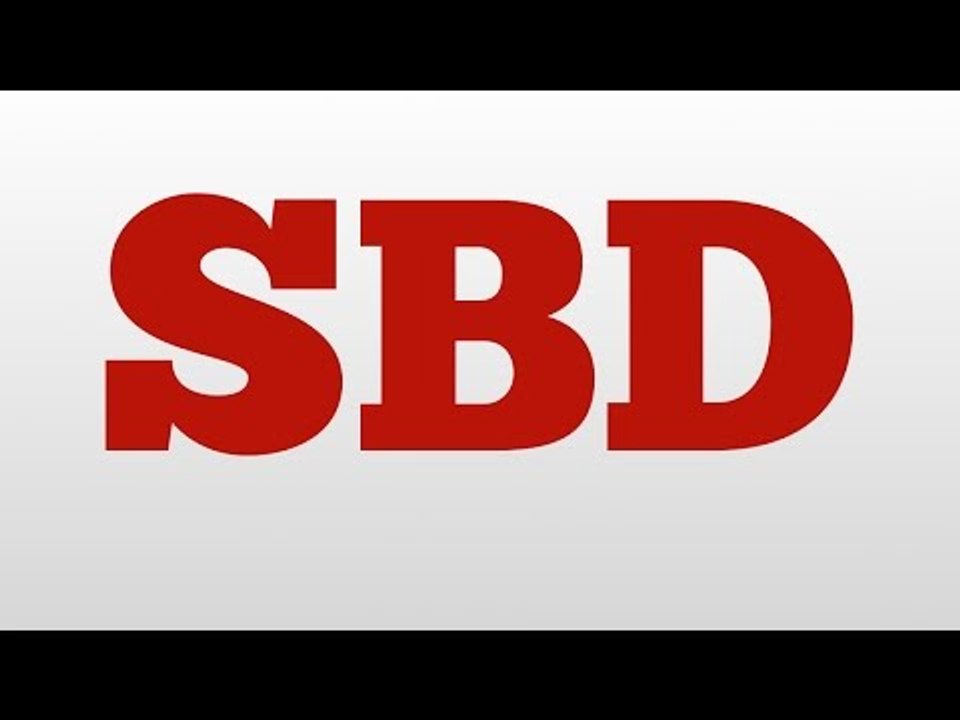 SBD meaning and pronunciation
