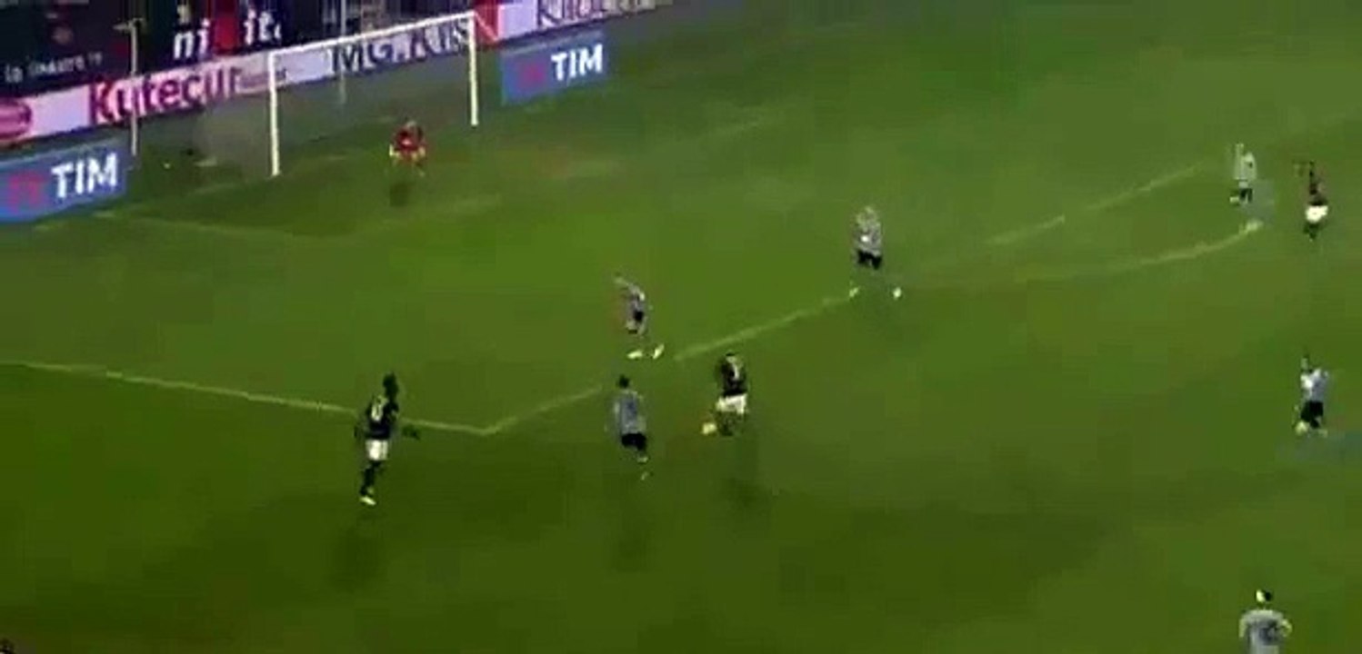 Mario Balotelli GOAL - Alessandria vs  Milan 0-1 2016