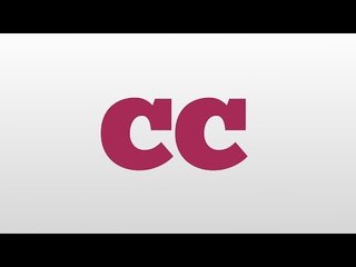 cc meaning and pronunciation