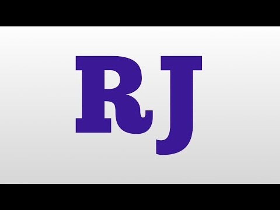 RJ meaning and pronunciation