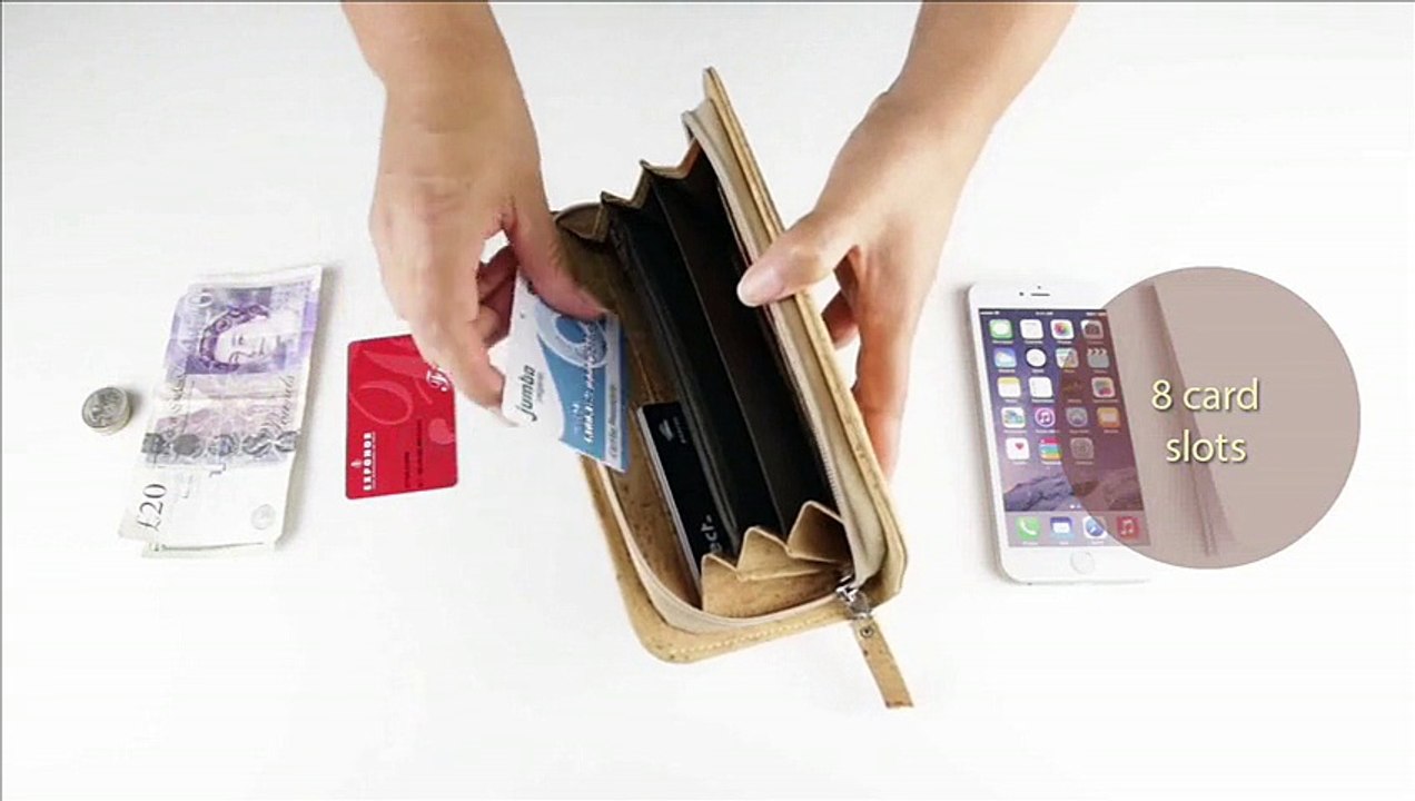 Corkor - Cork Wallet for Women Zip Around (bestwallet.me)
