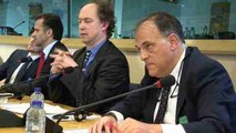 Tebas avisa de que sin fondos de inversión las estrellas del fútbol español se irán a la Premier